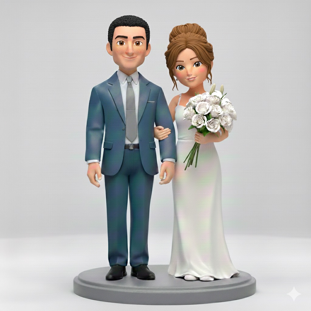 Classic Couple Dark Brunette